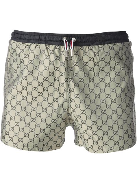 gucci bathing suit men's|Gucci men's swim trunks.